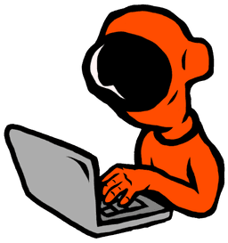 Person using computer